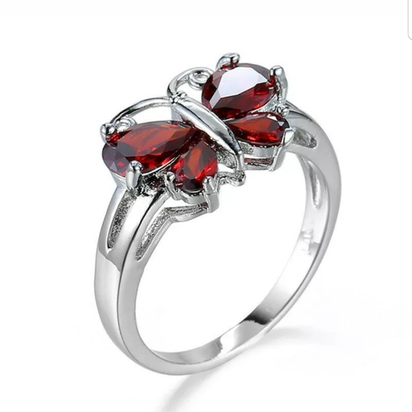 New beautiful 925 silver gem rings 3 styles - Picture 4 of 8